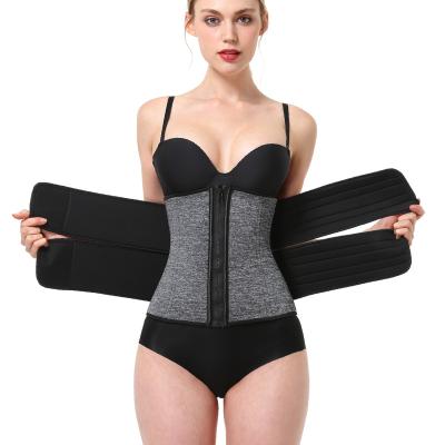 China Breathable Waist Trainer For Women Sauna Sweat Vest Neoprene Workout Waist Cincher Stomach Belly Shaper for sale