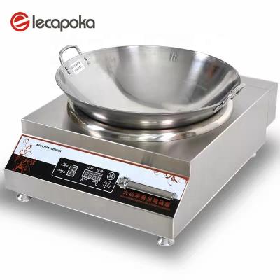 China Outdoor OEM Restaurant Used Digital Display Install Single Commercial Singapore 380v 8kw 8000w Induction Cooker for sale