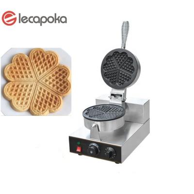 China Non Thermostat Adjustable Electric Stick Commercial Waffle Maker Heart Shape Shaped Waffle Maker Heart Waffle Maker for sale