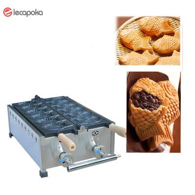 China Hot Selling Animal Gas Waffle Maker Big Magikarp Adjustable Thermostat Plate Taiyaki Machine Korean Interchangeable Waffle Maker for sale