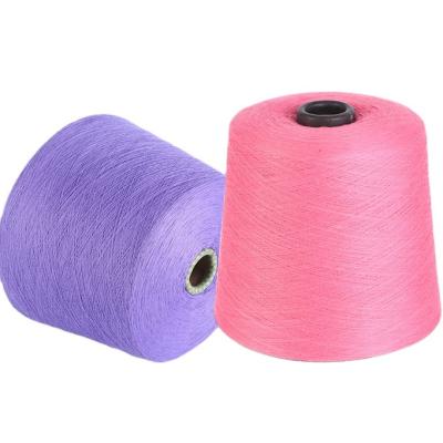 China Sustainable Pure Cotton 100% Cotton Yarns Weaving Sweater Sewing 32S/2 Webbing Colorued Cotton Yarns for sale