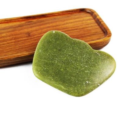 China High Quality Hot Selling Home Face Use Gua Sha Green Stone Guasha Massage Guasha Board for sale