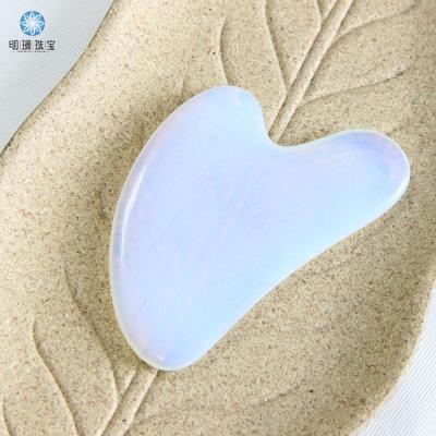 China Face Gua Sha Shaving Opal Guasha Facial Scraping Massage Tools Therapy for sale