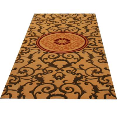 China Decorate Mongolian Wool Cashmere Carpet 100% Handmade Wool Abstract for sale