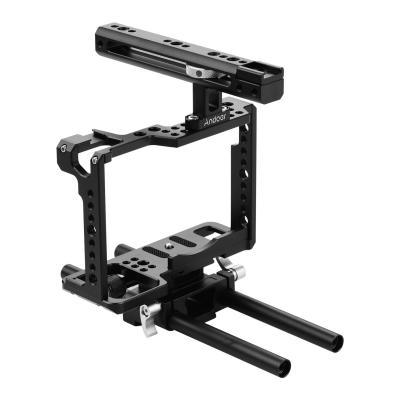 China Professional Video Accessories Full Frame Camera Cage Kit With Top Handle Base Support Aluminum Alloy Camera Case Bracket With E D8580 for sale