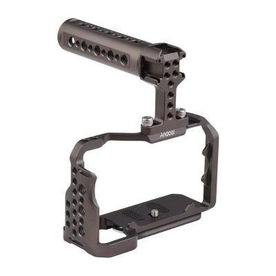 China Camera Cage + Top Handle Grip Assembly Metal Camera Cage Multifunctional Top Handle Grip Replacement For Sony A7C D9875 for sale