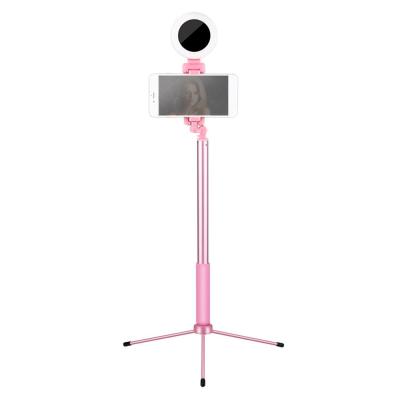 China 1.2Meter Live Streaming Selfie Portrait Stand kit with Selfie Stick Built-in Phone Holder Fill Light + Tabletop Tripod D8937P-1 for sale