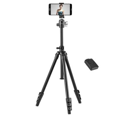 China Q160H Portable Camera Tripod Horizontal Mount Professional Travel Tripod With 360 Degree Panorama Ball Phone Holder Head Outdoor 5 Kg for sale