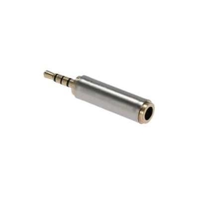 China Gold Plated 2.5 Mm Male To 3.5 Mm Female Headphone Converter Audio Stereo Adapter V1774 for sale