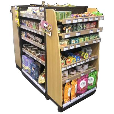 China Factory Direct Selling Guangdong Supermarket Shelf Food Light Duty Storage Containers Display Rack for sale