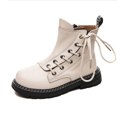 China New Breathable Arrive Special Design Girls Boys Fashion Autumn Western Children Short Boots Shoes Winter Leather Boots Rubber Kids for sale