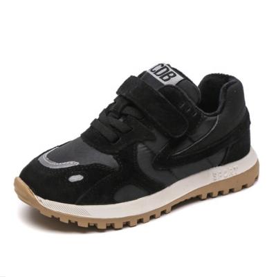 China New Arrival Fashion Style Boys Girls Winter Warm Fluffy Rubber Walking Casual Leather Shoes for sale