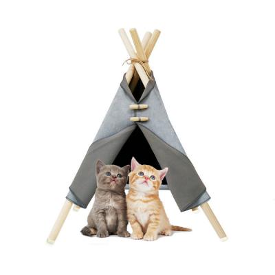 China Cat Kitten Puppy Tents Pet Breathable Teepee for sale