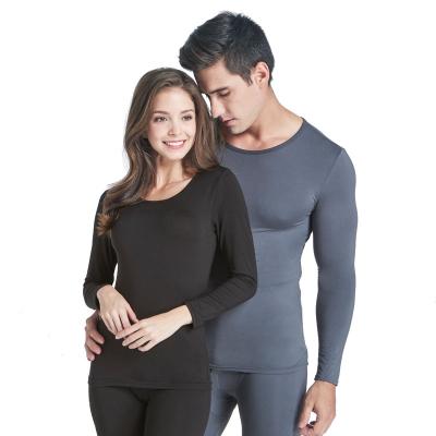 China Antibacterial antibacterial lightweight thermal set of a thermal top and thermal bottoms made of a poly-spandex material fabric for sale