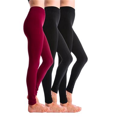 China New Arrival Breathable Women's Seamless Fleece Striped 2020 Winter Legging For Yoga Fitness Active Wear Warm Women's Gaiters for sale