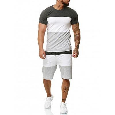 China 2 Piece QUICK DRY QUICK DRY Mens Coldker Gear Sport Fits Summer Leisure Shorts Sleeve Sets Running Clothes for sale