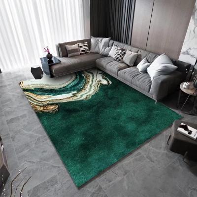 China Wholesale Custom Washable 3D Printed Blankets Upholster Anti-Slip Backing Low Pile For Living Room for sale