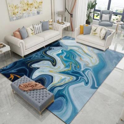 China Washable modern large size karpet rugs and blankets living room center cover for sale