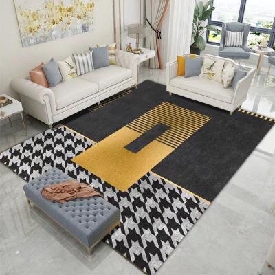 China Household Washable Wholesale Diamond Velvet Blanket Shining Carpets Easy To Clean For Living Room for sale