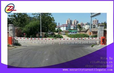 China Custom Double fence RS 485 Tubular Barrier Gates / Traffic Arm Barriers for sale