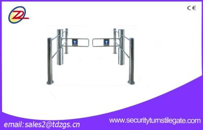 China Single Turnstile Entry Systems Supermarket Turnstiles 304 / 316 Stainless Steel for sale