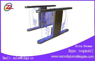 China Purple Speed Gate Turnstile Systems Access Control Board Pedestrian Turnstiles for sale