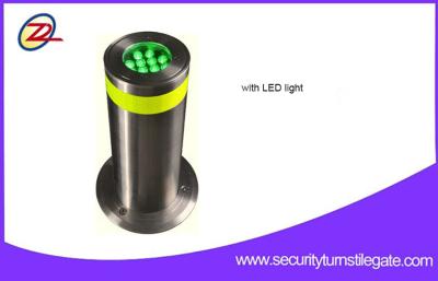 China Flashing Led Lights Parking Stainless Steel Bollards For Government Agency for sale