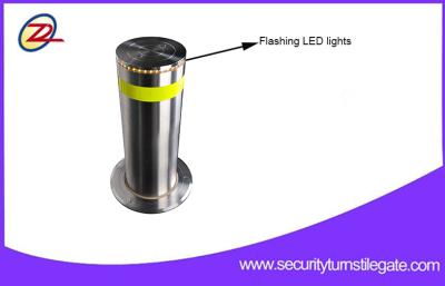 China Rugged Automatic Retractable Security Bollards / Hydraulic Rising Bollards For Bank for sale