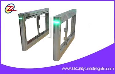 China Puerta de cristal retractable de la barrera de la puerta de oscilación del OEM RFID para el sistema del control de acceso en venta