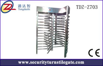 China Solo control de acceso completo del torniquete de la altura del RFID, torniquete mecánico de la seguridad, de poco ruido en venta