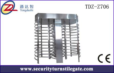 China 120 degree single / double Full Height Turnstile Automatic Pedestrian Barrier Gate for sale