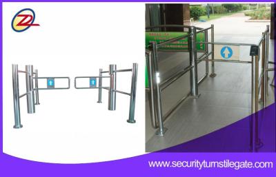 China Access Control Swing Barrier Gate , Smart Card Door Turnstile Security Systems for sale