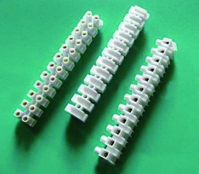 China Wire Plugging A.W.G. Nylon Plastic Terminal Block Connector PA8H-12P 22-12 terminal strip PA66 for sale