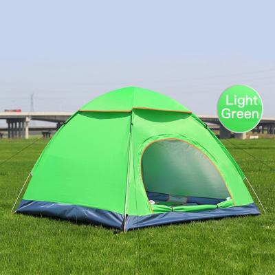 China Extended Type Quick Open Waterproof Windproof Easy Setup , Double Layer Family Camping Tent for sale