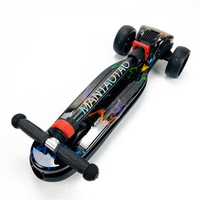 China Latest Youth Kick Scooter Water Printing Rocket Spray Scooter 3 Wheels Kids Kick Scooter Kids for sale