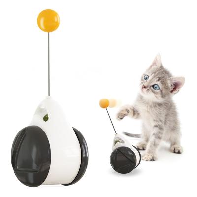 China Hot Viable Rotating Car Cat's Favorite Cat Teasing Toy Balance Car Cat Funny Ball Teaser Sale Balance for sale