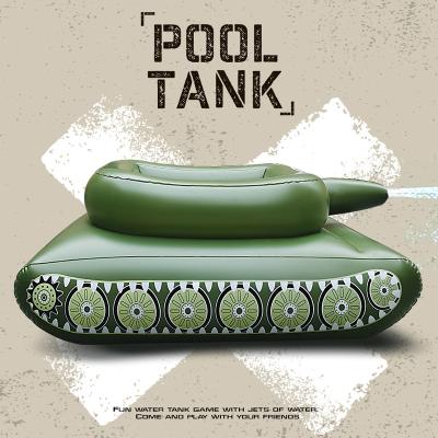 China PVC Inflatable Pool Toy with Squirt Gun Tank Float Row with Water Gun Tank Pool Float for Adults Kids Outdoor Beach Water Pool for sale