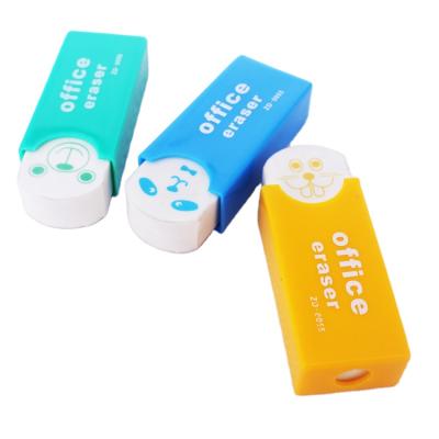 China Promotional Eraser Shell Plastic Eraser For Girls& Boys Eraser Pencil Eraser Tcoxic Pencil Lovely Style Time Fun Packing School for sale