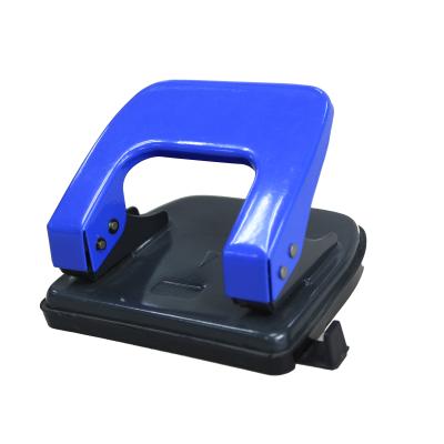 China Metal 20 Sheets Double Hole Puncher 6mm Paper Puncher Paper Punch Machine for sale