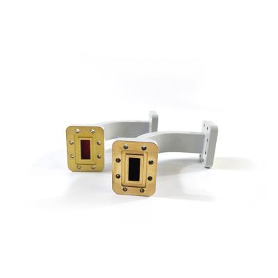 China Good Performance Wr090 Wr112 Wr137 Different Brass Models For Rigid Waveguide E Bend for sale