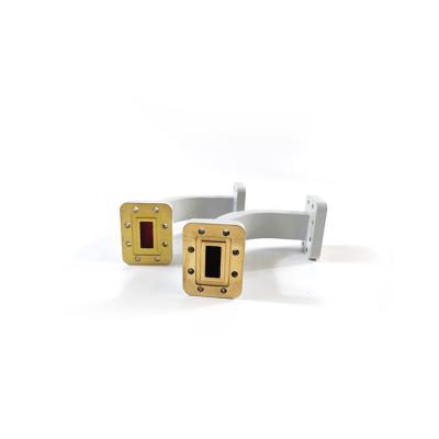 China OEM Service Factory Price Different Wr090 Wr112 Wr137 Brass Models For Rigid Waveguide E Bend for sale