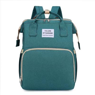 China With USB Baby Sleep Backpack Baby Winter Organic Cotton Moq Multifunctional Outdoor Baby Sack Bottom Bags Mommy Travel Set Diaper for sale