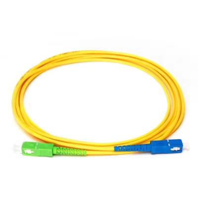 China FTTH Cable SC Fc St APC UPC Single Mode Patch Cord Fiber Optic Fiber Optic For Catv for sale