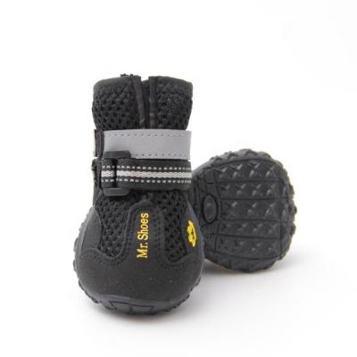 China Durable All Weather Mesh Dog Shoes Injection Unique Thoughtful Out Door Dog Boots for sale