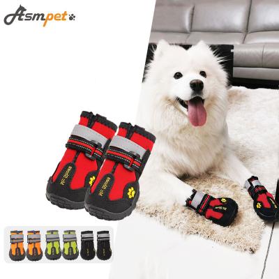 China Mr.shoes Viable My Test Wholesale Outdoor Sports Dog Shoes, Water Resistant Autumn Winter Warm Dog Boots for sale