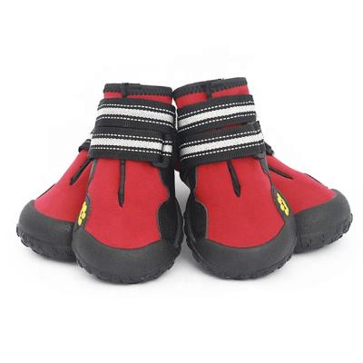 China Mr.shoes Viable My Trial Outdoor Sports Wholesale Water Resistant Dog Climbing Shoes With Rubber Toe And Sole For Dog for sale