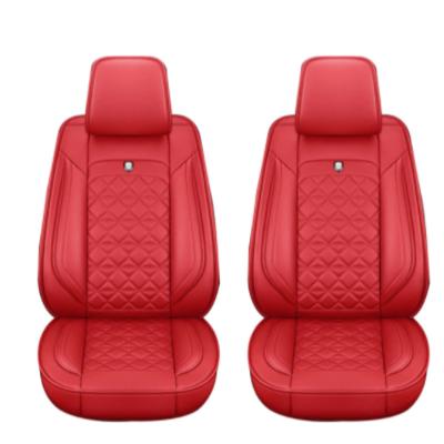 China Newest High Quality Comfortable Feeling Cover Black Drive Car Seat Cover Suitable For Most Models Car Seat Cove Full Set Breathable Leather Universal for sale