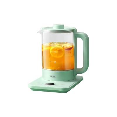 China 360 Degree Manufacturer Wholesale 1.5L Health Kettle Multifunctional Low Rotation Glass Electric Pot for sale