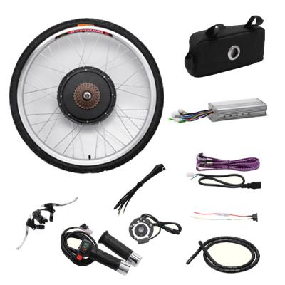 China Bicyle 48V 1200W Rear ebike DIY electric bicycle wheel newest bicycle conversion kit for sale