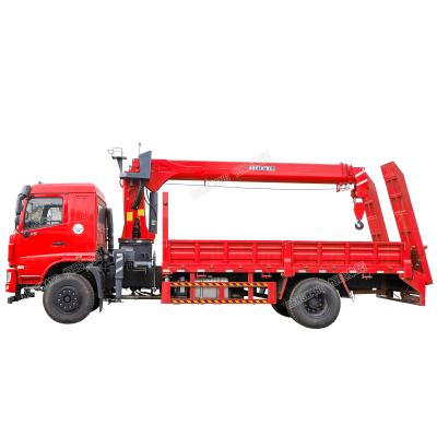 China TRUCK New Condition Truck Crane Dongfeng Crane Truck Mounted Crane 8 Ton Cargo Crane Truck For Sale for sale